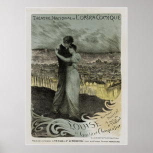 Póster ~ nacional Louise del teatro de Comique de la