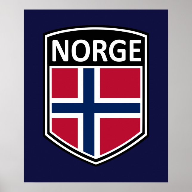 Póster Nacional - Norge (Frente)