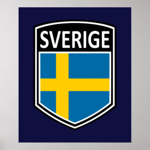 Póster Nacional - Sverige