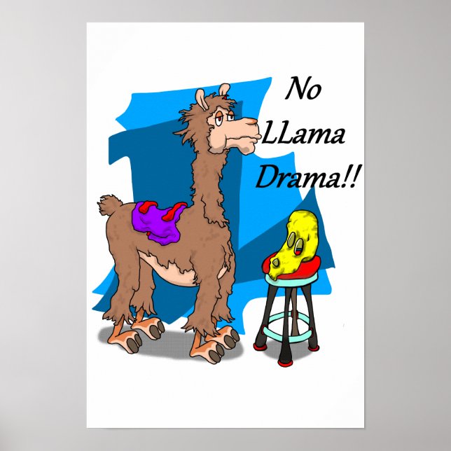 Póster ¡¡Nada de drama de llama!! 4 POSTER (Frente)