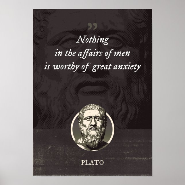 Póster Nada en los asuntos de los hombres es digno de ser (Frente)