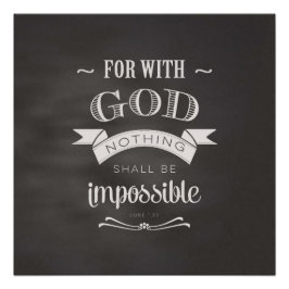 Póster Nada es imposible