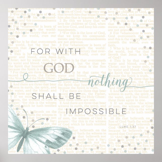 Póster Nada es imposible (Frente)