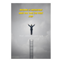 Nada es imposible para el Poster de citas motivaci