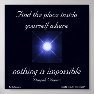 Póster Nada es imposible - poster