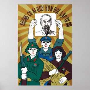 Póster Nada es más precioso que la guerra de Vietnam Póst
