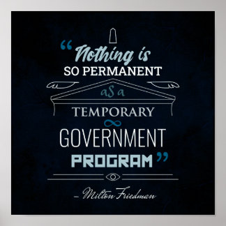 Póster Nada es tan permanente - Friedman