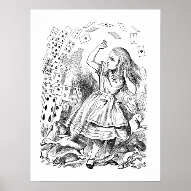 Póster ¡Nada más que un paquete de cartas! (Frente)