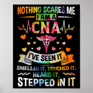Póster Nada Me Da Miedo Cna Enfermera Job Lover Gift Cna