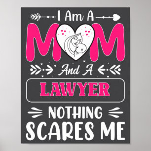 Póster Nada Me Parece Divertido Abogado Mamá Cita 