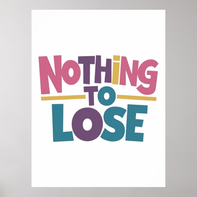 Póster Nada que perder (Frente)