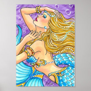 Póster Nadador precioso