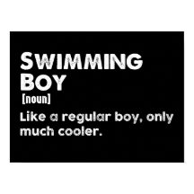 Nadando Boy Funny Definition Siwmmer