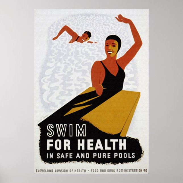Póster Nadar para su Poster de salud (Frente)