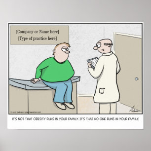 Póster Nadie corre en su poster familiar