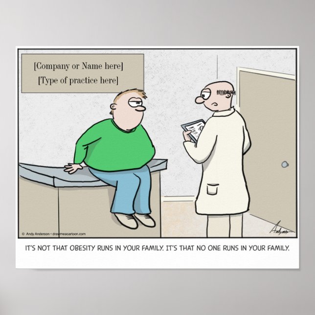 Póster Nadie corre en su poster familiar (Frente)