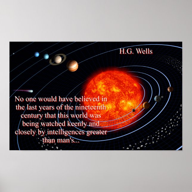 Póster Nadie hubiera creído: H G Wells (Frente)
