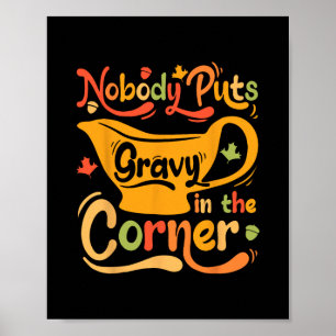 Póster Nadie pone salsa en la esquina