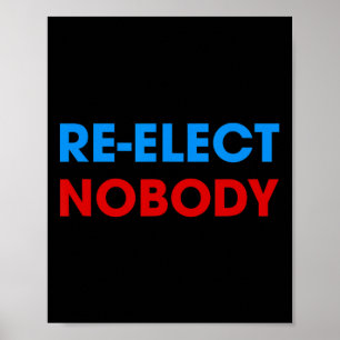 Póster Nadie, Trump, elecciones presidenciales 2012