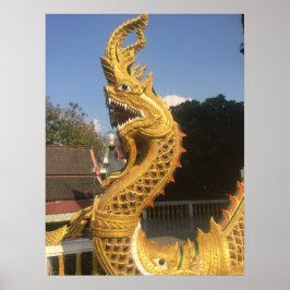 Póster Naga en Doi Suket, Chiang Mai, Tailandia