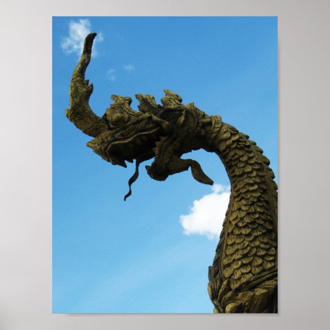 Póster Naga ... Pha That Luang Stupa, Laos (Frente)