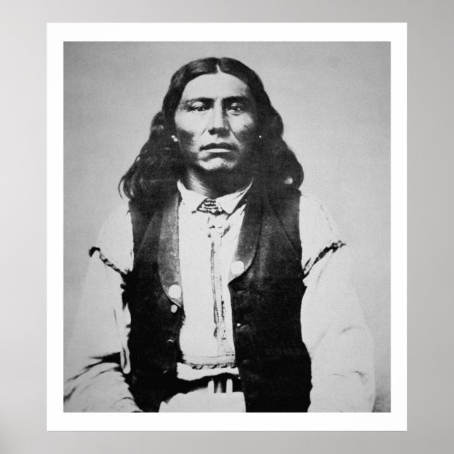 Póster Naiche (d.1874) Jefe de los Apaches de Chiricahua (Frente)