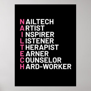 Póster Nail Artist Inspirer