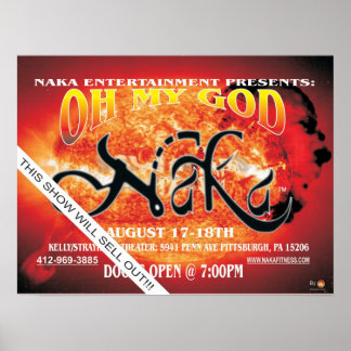PÓSTER NAKA OH MI DIOS POSTER