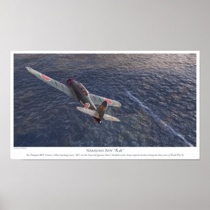 Póster Nakajima B6N Tenzan