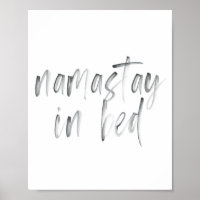Namastay In Bed Watercolor