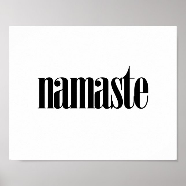 Póster Namaste (Frente)