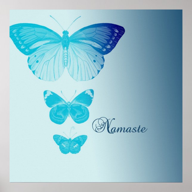 Póster Namaste Butterflies (Frente)
