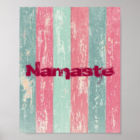 Namaste en franjas de grifo