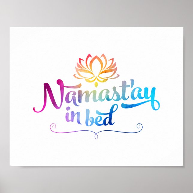 Póster Namaste Funny Quote Poster (Frente)