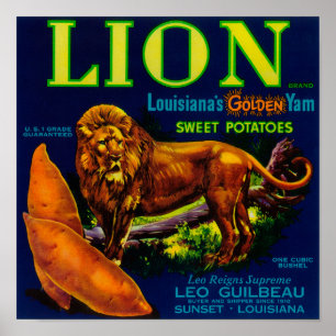 Póster Ñame LabelSunset, LA del león