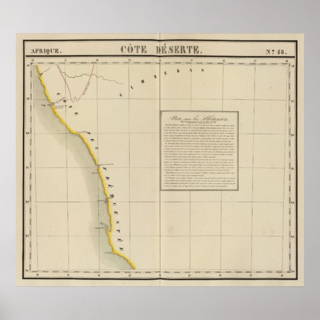 Póster Namibia, África 48 (Frente)
