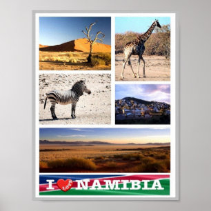 Póster Namibia - Amo -