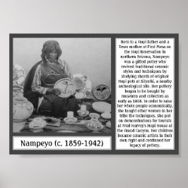 Póster Nampeyo Pottery Native American Hopi Southwest
