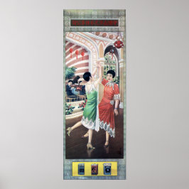 Póster Nan Yang Brothers Cigarettes Ballroom Dancing Ad