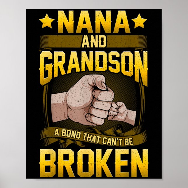 Póster Nana And Grandson A Bond That Can't Be Broken Shir (Frente)