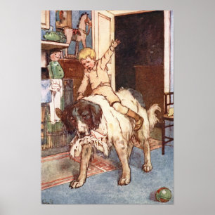 Póster Nana y Michael Darling por Alice B. Woodward