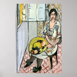 Póster Nancy en silla en Condo, al estilo Matisse