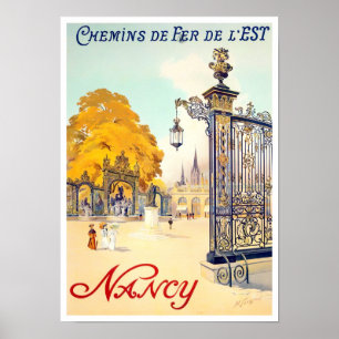 Póster Nancy France Viajes