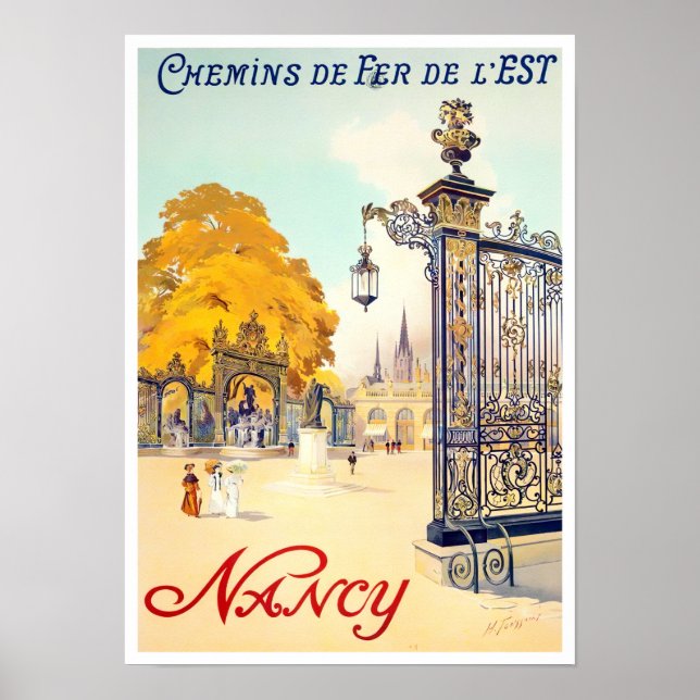Póster Nancy France Viajes (Frente)