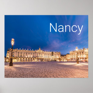 Póster Nancy Place Stanislas Grand Est France Sunset