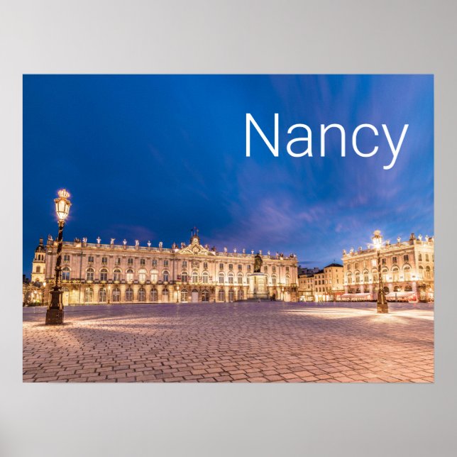 Póster Nancy Place Stanislas Grand Est France Sunset (Frente)