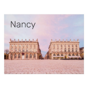 Póster Nancy Place Stanislas Grand Est France Sunset