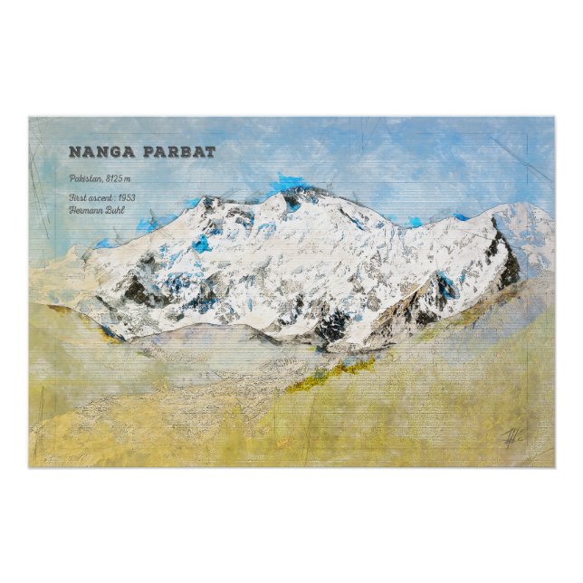 Póster Nanga Parbat (Anverso)
