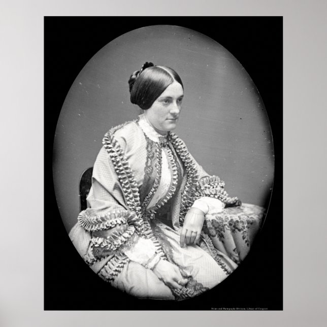 Póster "Nannie" Macomb Daguerreotipo 1850 (Frente)