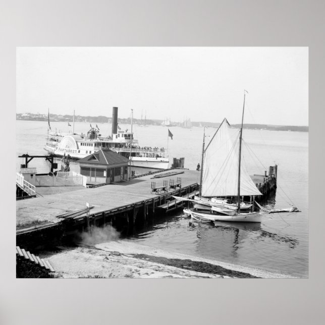 Póster Nantasket en Manhasset, 1904 (Frente)